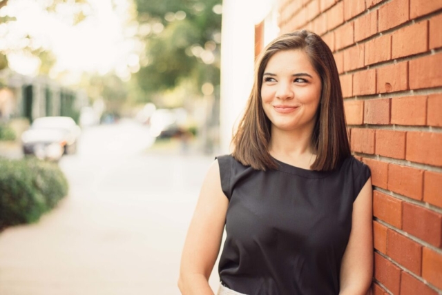Engagement portraits Naples in Hotel Escalante’s lush courtyard