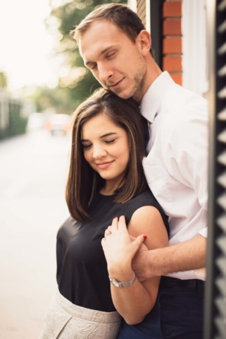 Naples wedding photographer captures bride’s candid smile at Hotel Escalante