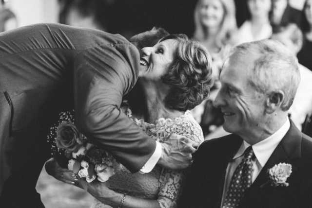 Naples Florida wedding, couple’s champagne toast at Hotel Escalante