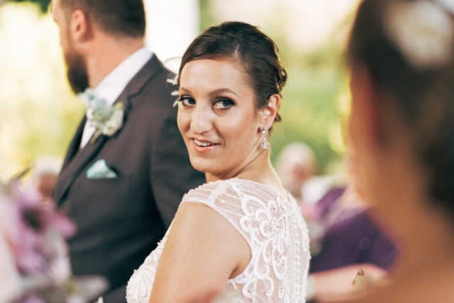 Bride and groom’s first dance at Hotel Escalante, Naples Florida