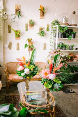 Shane & Craig Elopement Fancy Free Nursery's lush gardens provide the perfect backdrop for a romantic same-sex elopement wedding