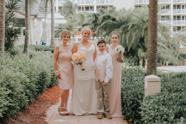 Naples Florida wedding photographer, couple’s laughter at JW Marriott Marco reception