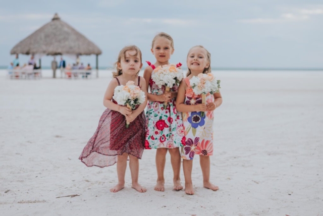 Bride’s hair and makeup at JW Marriott Marco Island wedding, Naples Florida