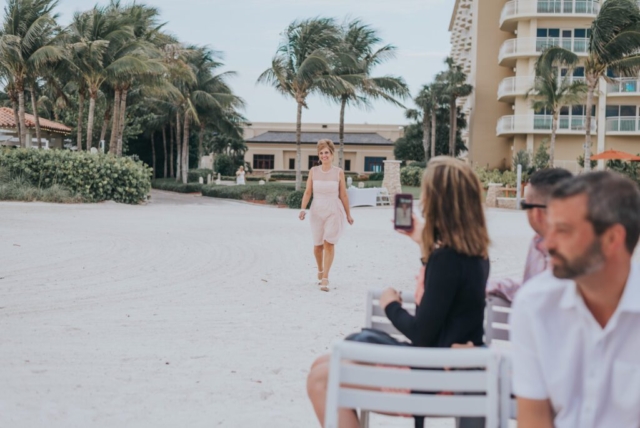 Naples Florida wedding photographer, couple’s first dance in JW Marriott ballroom