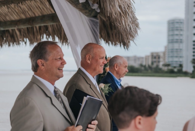 Sunset wedding portraits at JW Marriott Marco Island, Marco Island wedding