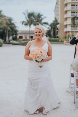 Marco Island wedding photographer, bride’s bouquet at JW Marriott Marco