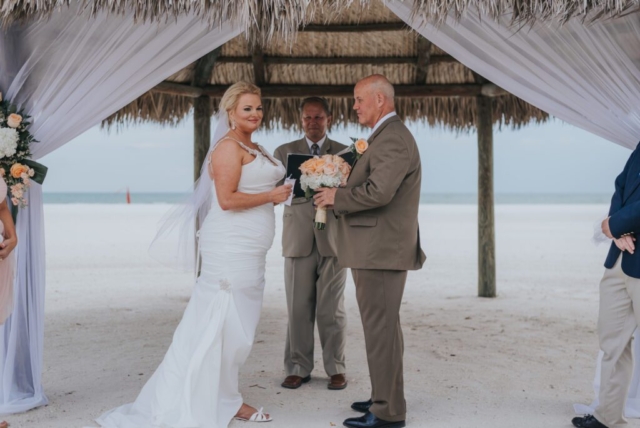 Naples Florida wedding photographer, bride’s dress detail at JW Marriott Marco