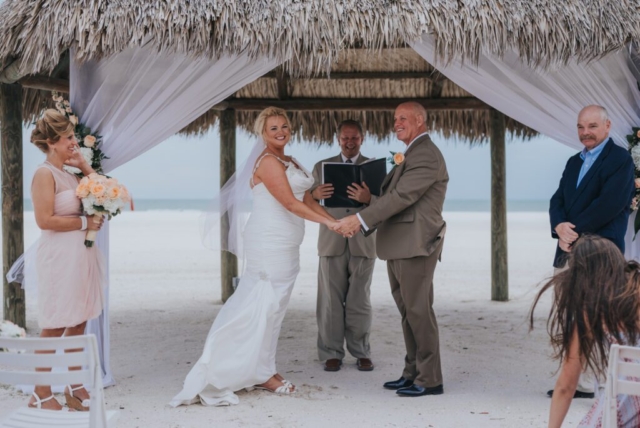 Couple’s romantic sunset at JW Marriott Marco, Marco Island wedding photographer