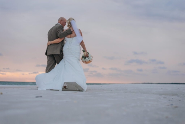 Romantic beach ceremony at JW Marriott Marco, Marco Island wedding