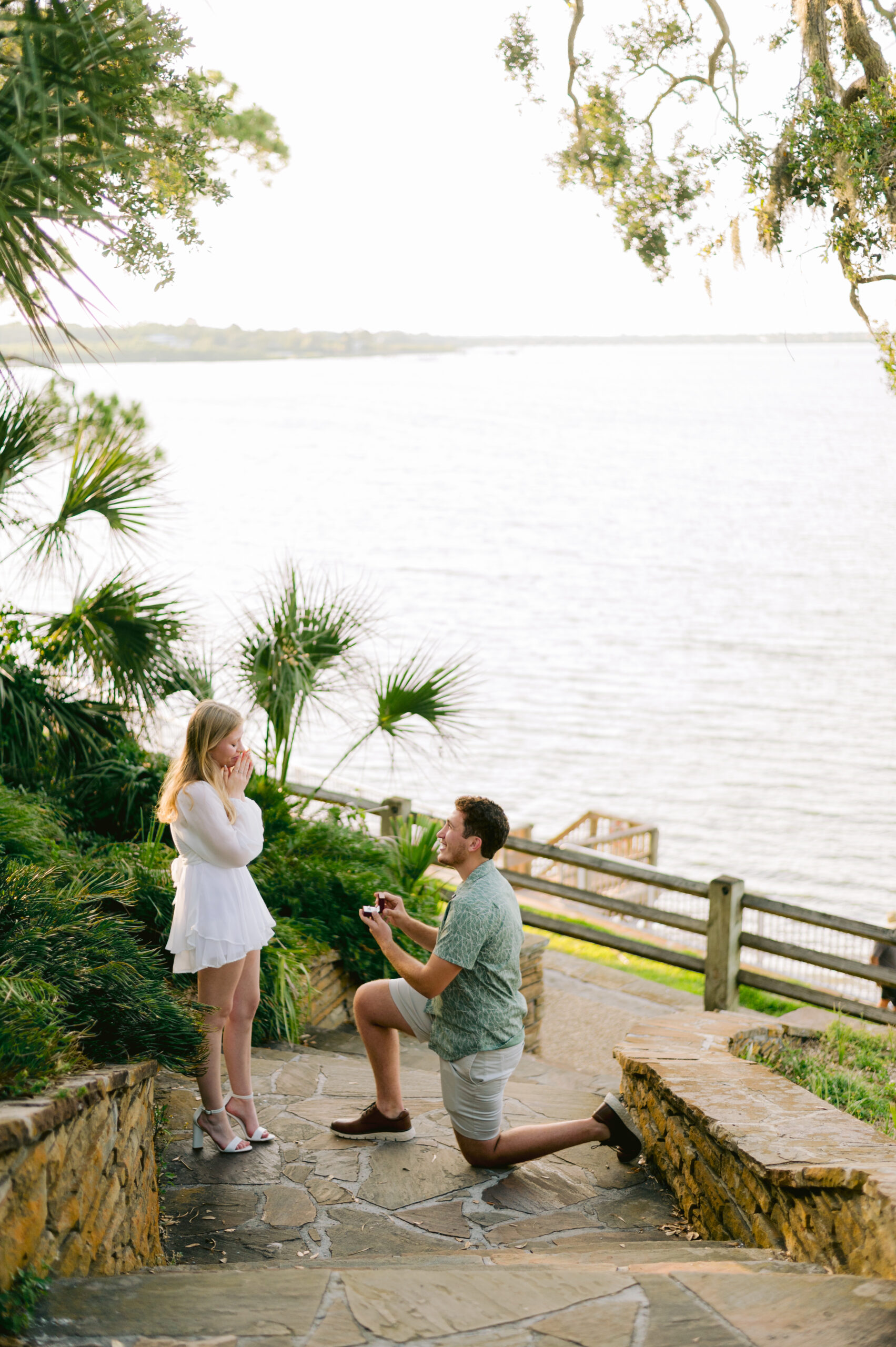 tampa florida surprise proposal on boat